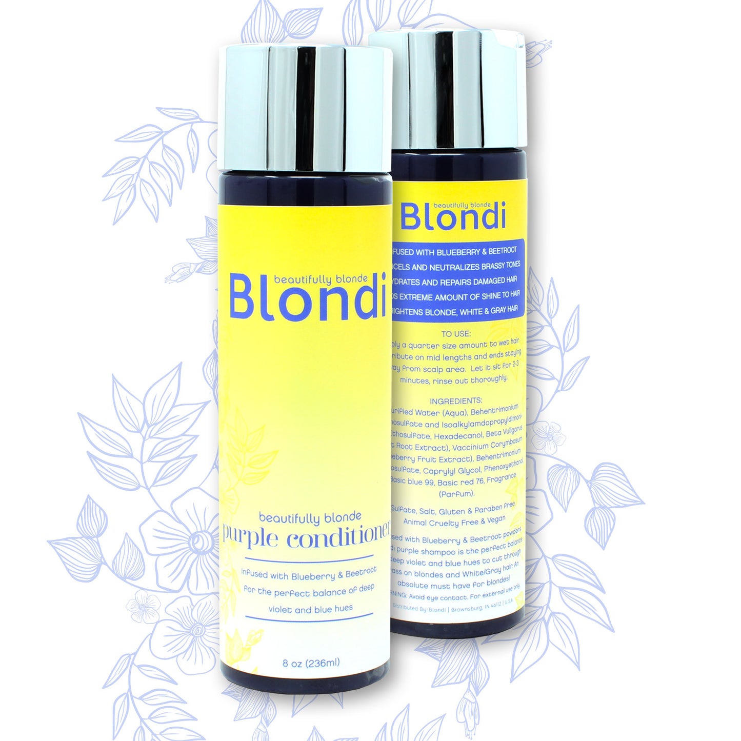 Blondi Beautifully Blonde Purple Conditioner 8oz