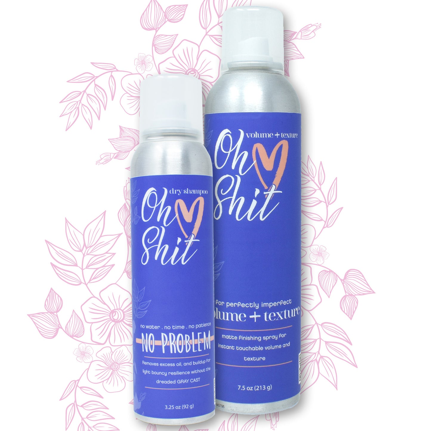 The Essential 2 Pack - Oh Shit Volume + Texture Spray 7.5oz & Dry Shampoo 3.25oz